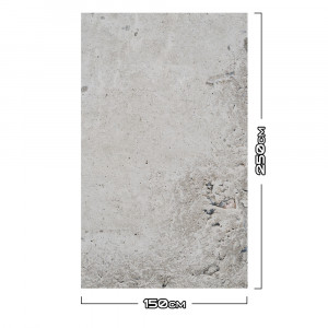 Duschrückwand Aluverbund Beton Grob - 0936 150x250cm...