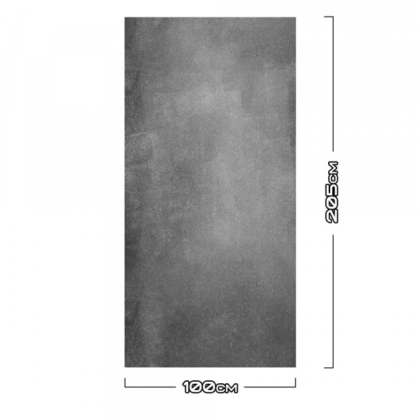 Duschrückwand Aluverbund Betonwand Schwarz -8566 100x205cm glänzend