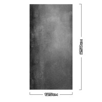 Duschrückwand Aluverbund Betonwand Schwarz -8566 125x250cm matt