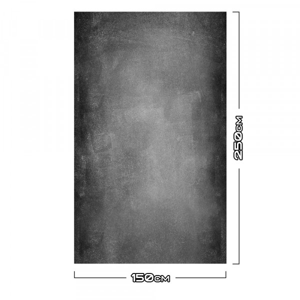 Duschrückwand Aluverbund Betonwand Schwarz -8566 150x250cm glänzend