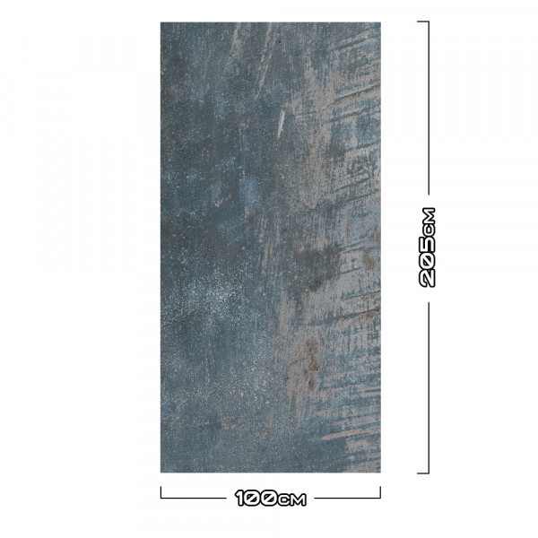 Duschrückwand Aluverbund Spachtel Dunkel -1580 100x205cm matt