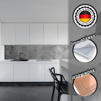 Küchenrückwand aus Aluverbund 3mm  - Betonwand - 216