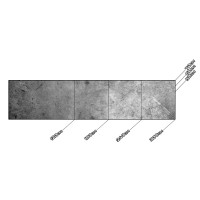 Küchenrückwand aus Aluverbund 3mm  - Betonwand - 216