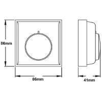 Ø 100mm Warmluft - Umlaufset Heiz-Spar-Set Lüfter Heizlüfter Wärmerückgewinnung Wärmetauscher Ventilator Ablüfter Warmluftverteilung mit Thermostat