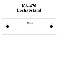 Mineralguss Waschbecken Elfenbein Matt KA470 47cm