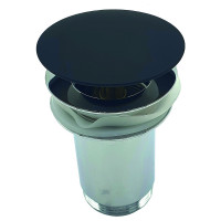 Waschtischarmatur + Ventil Futura Schwarz-Matt 02973