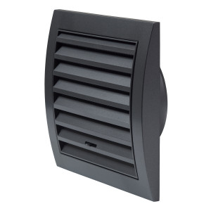 Kunstoff Lüftungsgitter Quadratisch 148x153mm Anthrazit