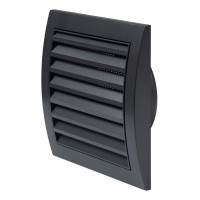 Kunstoff Lüftungsgitter Quadratisch 148x153mm Anthrazit