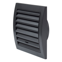 Kunstoff Lüftungsgitter Quadratisch 148x153mm Anthrazit