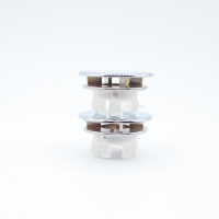 2x Universal Überlaufclip Ø 35mm Chrome