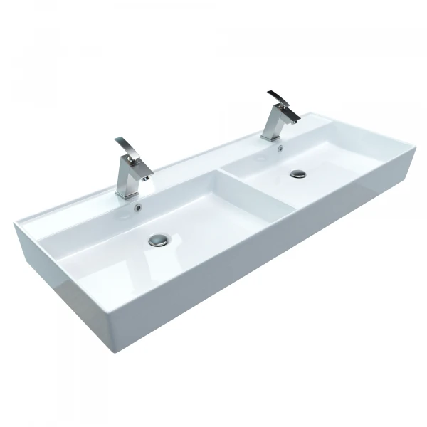 Keramik Doppelwaschtisch CL 120x45cm