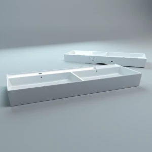 Keramik Doppelwaschtisch CL 120x45cm