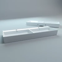 Keramik Doppelwaschtisch CL 120x45cm