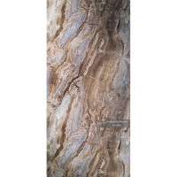 Duschrückwand Arabescato Brown in Marmor-Optik  - 122x244cm